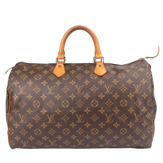 Louis Vuitton Canvas Monogram Speedy 40 Handbag