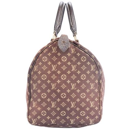 Louis Vuitton Mini Lin Denim Monogram Speedy 30 Handbag