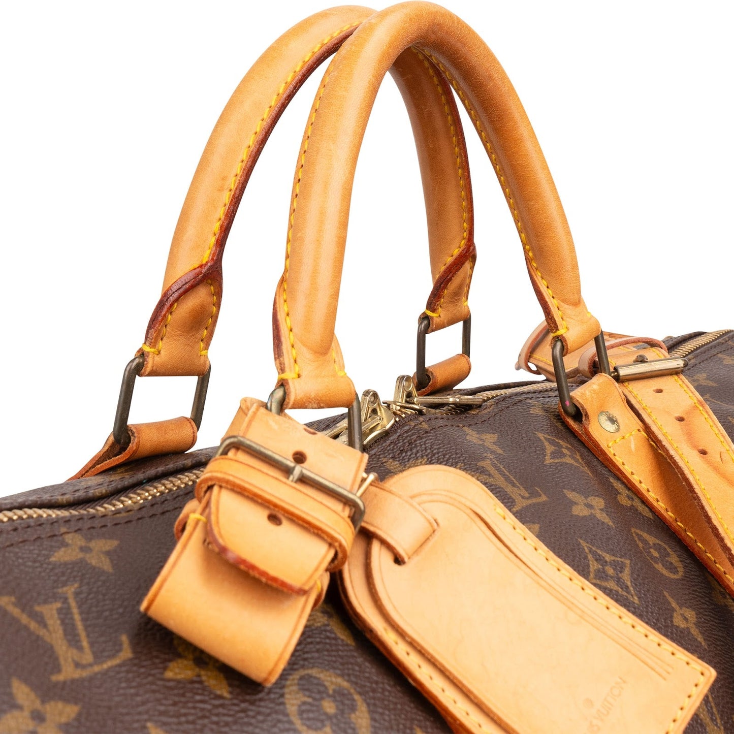 Louis Vuitton Monogram Canvas Keepall 60 Bandoulière Travel Bag