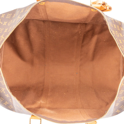 Louis Vuitton Monogram Canvas Keepall 60 Bandoulière Travel Bag