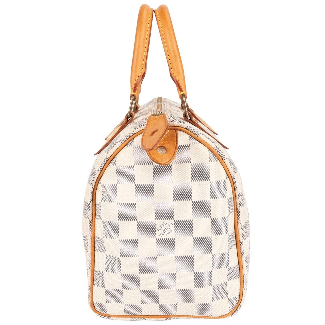 Louis Vuitton Monogram Damier Azur Canvas Speedy 25 Handbag