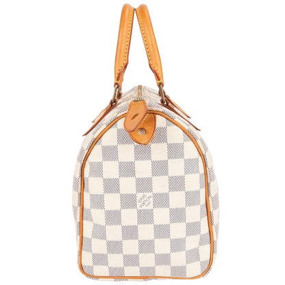 Louis Vuitton Monogram Damier Azur Canvas Speedy 25 Handbag