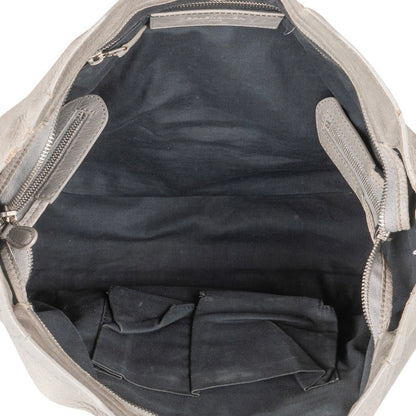 Balenciaga Grey Leather Classic City Handbag