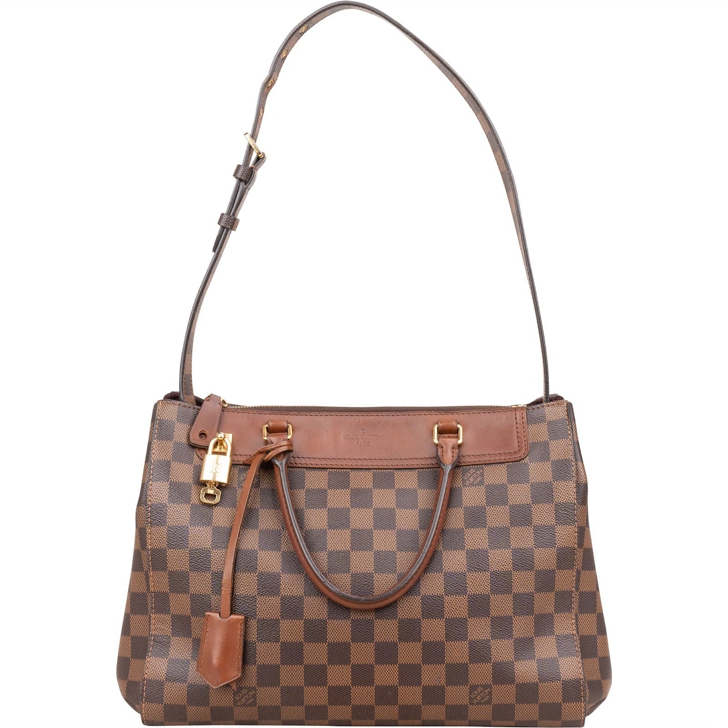 Louis Vuitton Monogram Damier Ebene Greenwich PM Handbag