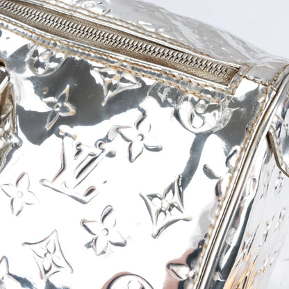 Louis Vuitton Silver Mirror Monogram Edition Speedy 35