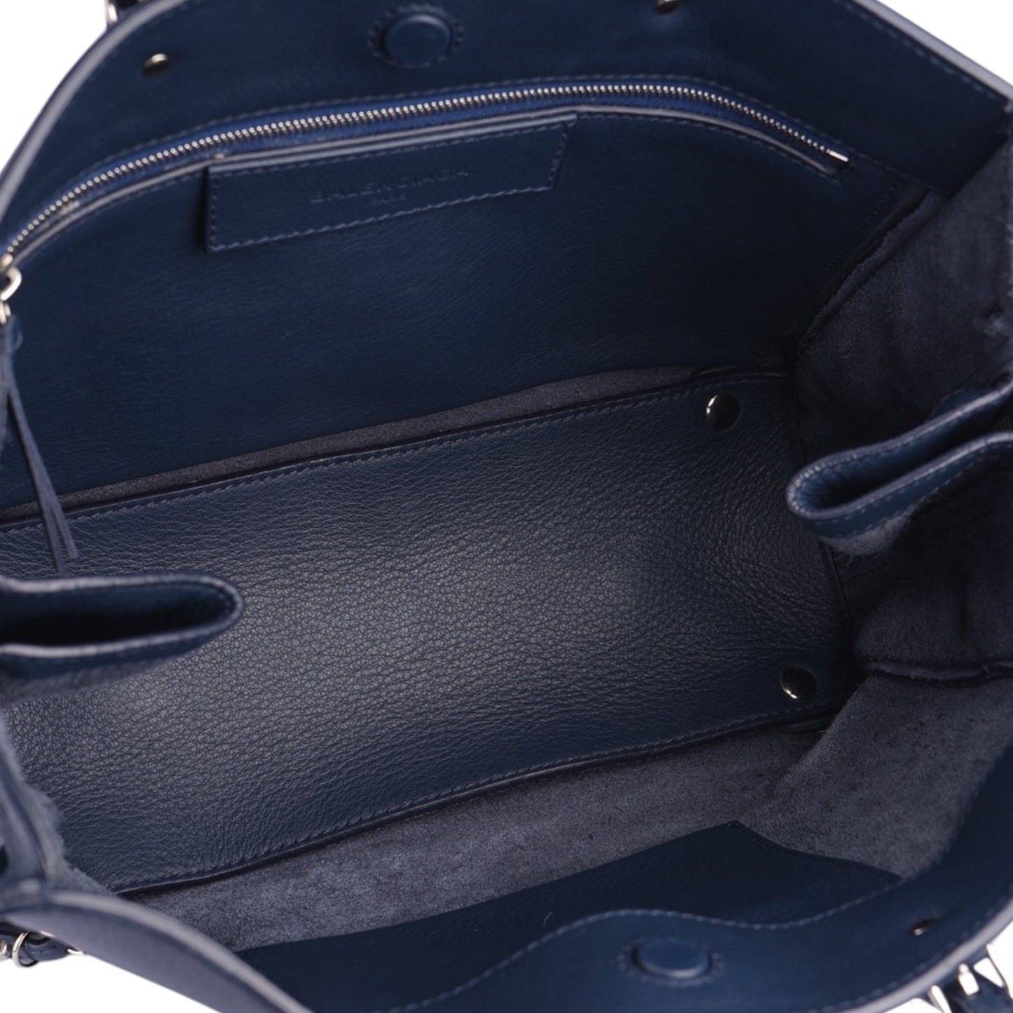 Balenciaga Blue Leather Paper Handbag