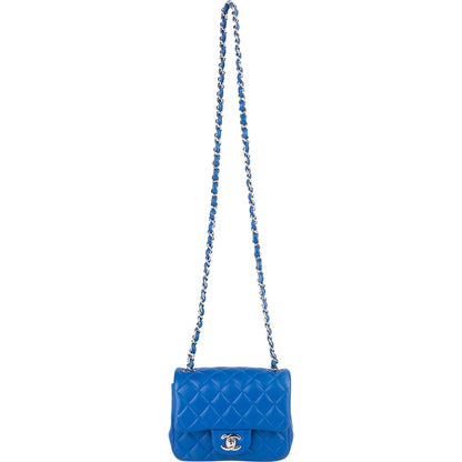 Chanel Quilted Lambskin Mini Single Flap Crossbody Bag