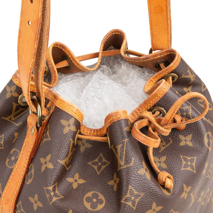 Louis Vuitton Monogram Canvas Sac Noé Petit Shoulder Bag