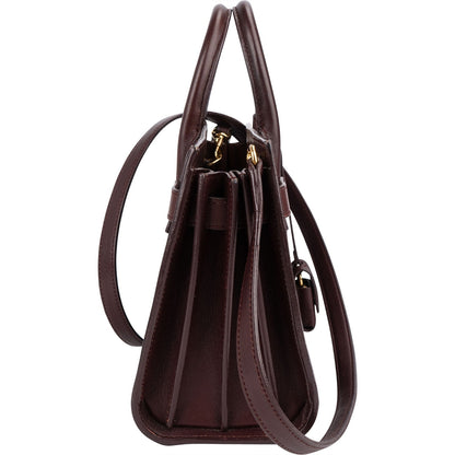 Saint Laurent Calfskin Leather Nano Sac De Jour Handbag