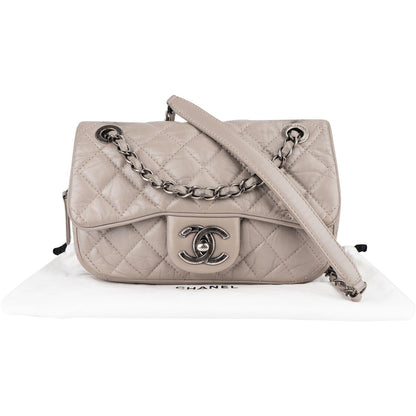 Chanel Quilted Leather Single Flap Crossbody Bag