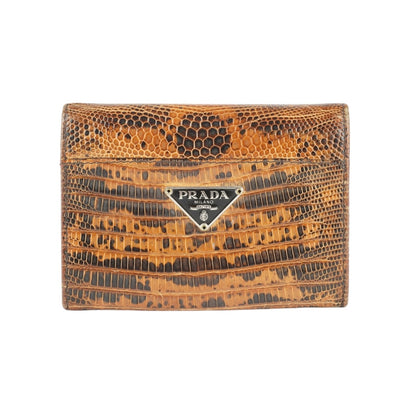 Prada Python Leather Wallet