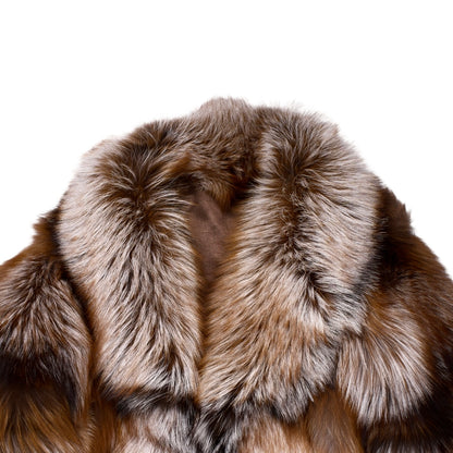 Red Fox Fur Coat Vintage