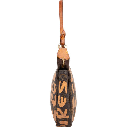 Louis Vuitton Monogram Graffiti Pochette Accessoires Handbag