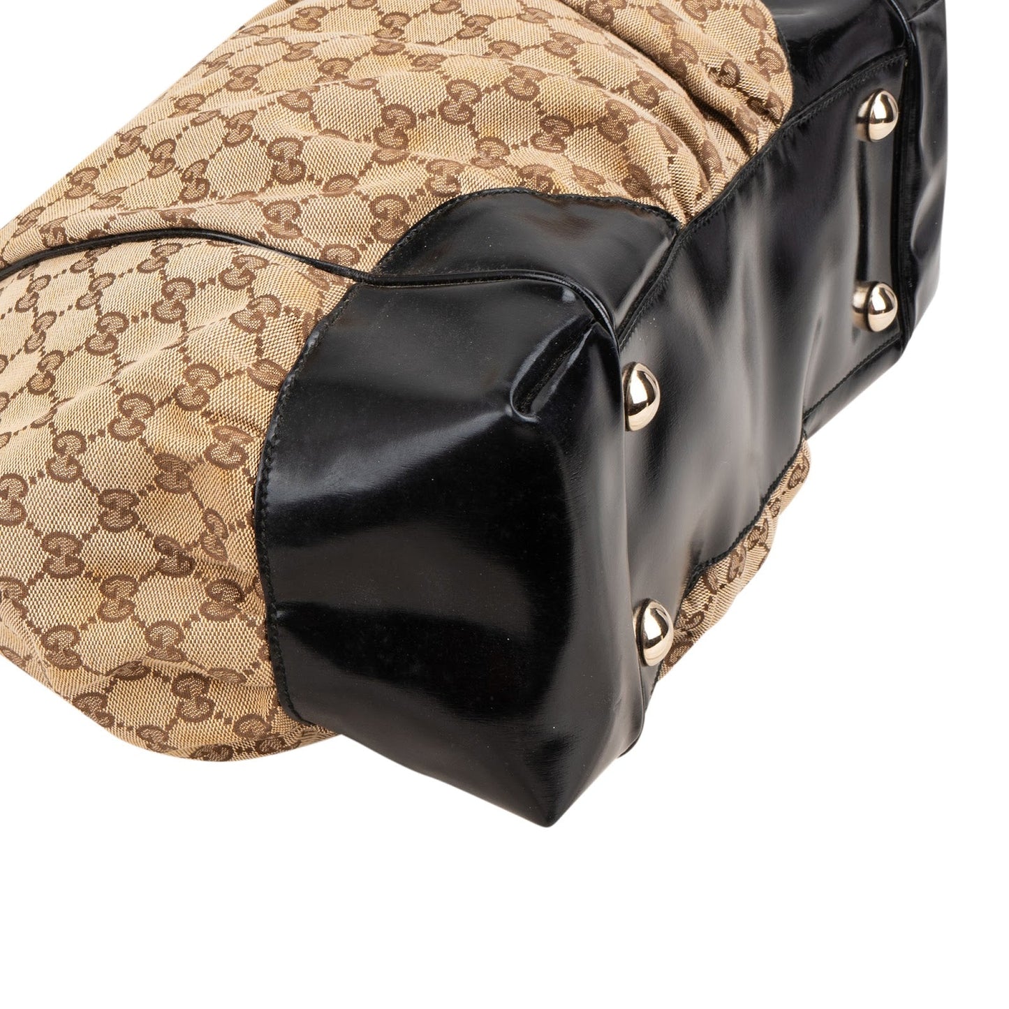 Gucci Monogram GG Canvas Marron Tote Shoulder Bag