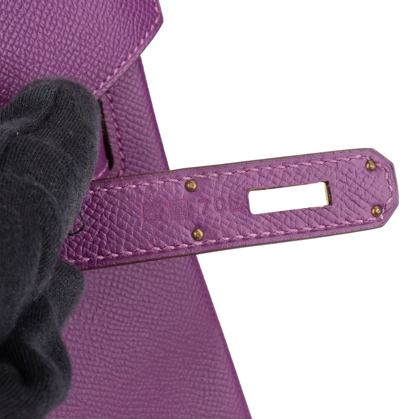 Hermès Violet Epsom Leather Birkin 35 Handbag