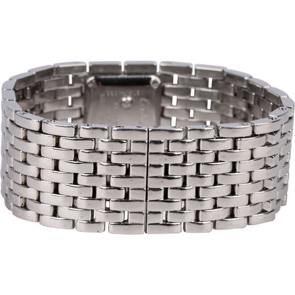 Cartier Silver Tone Tank Française 2384 Women Watch