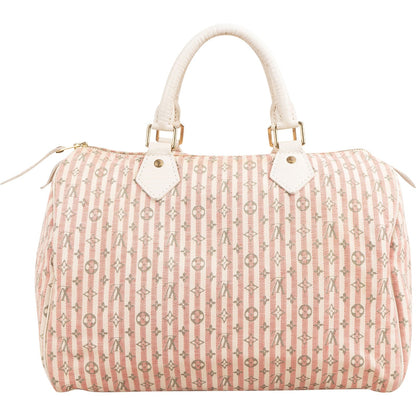 Louis Vuitton Monogram Mini Lin Croisette Speedy 30 Handbag