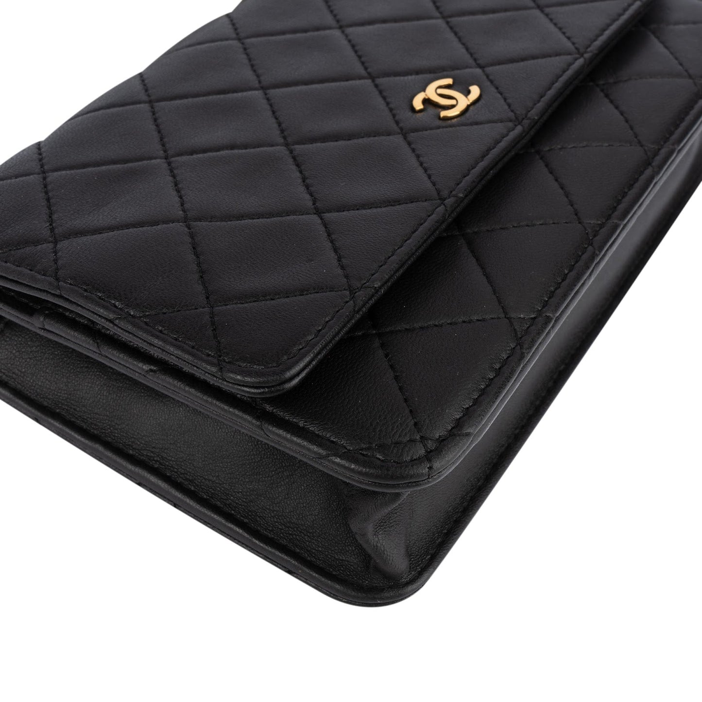Chanel Quilted Lambskin Wallet On Chain Crossbody Bag
