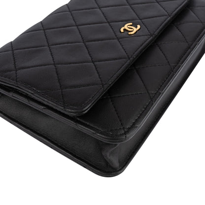 Chanel Quilted Lambskin Wallet On Chain Crossbody Bag