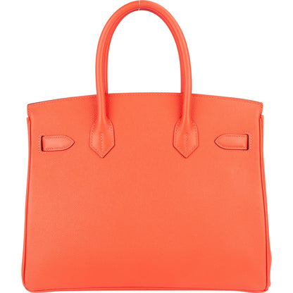 Hermès Coral Epsom Leather Birkin 30 Handbag