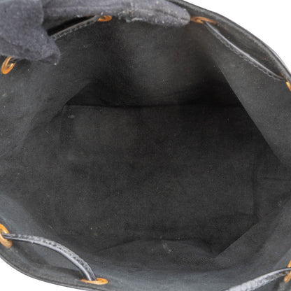 Louis Vuitton Noir Epi Leather Sac Noé Petit Shoulder Bag