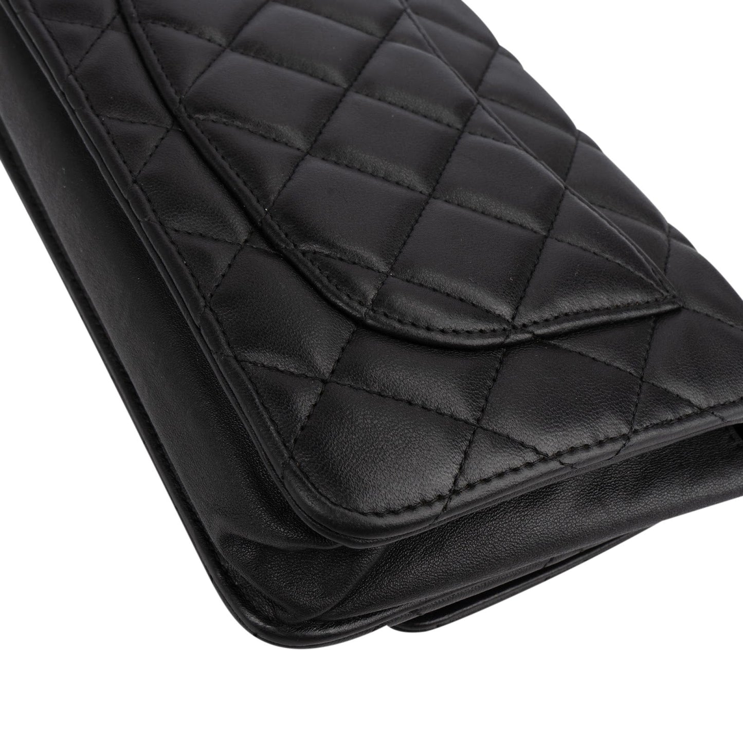 Chanel Quilted Lambskin Wallet on Chain Crossbody Bag