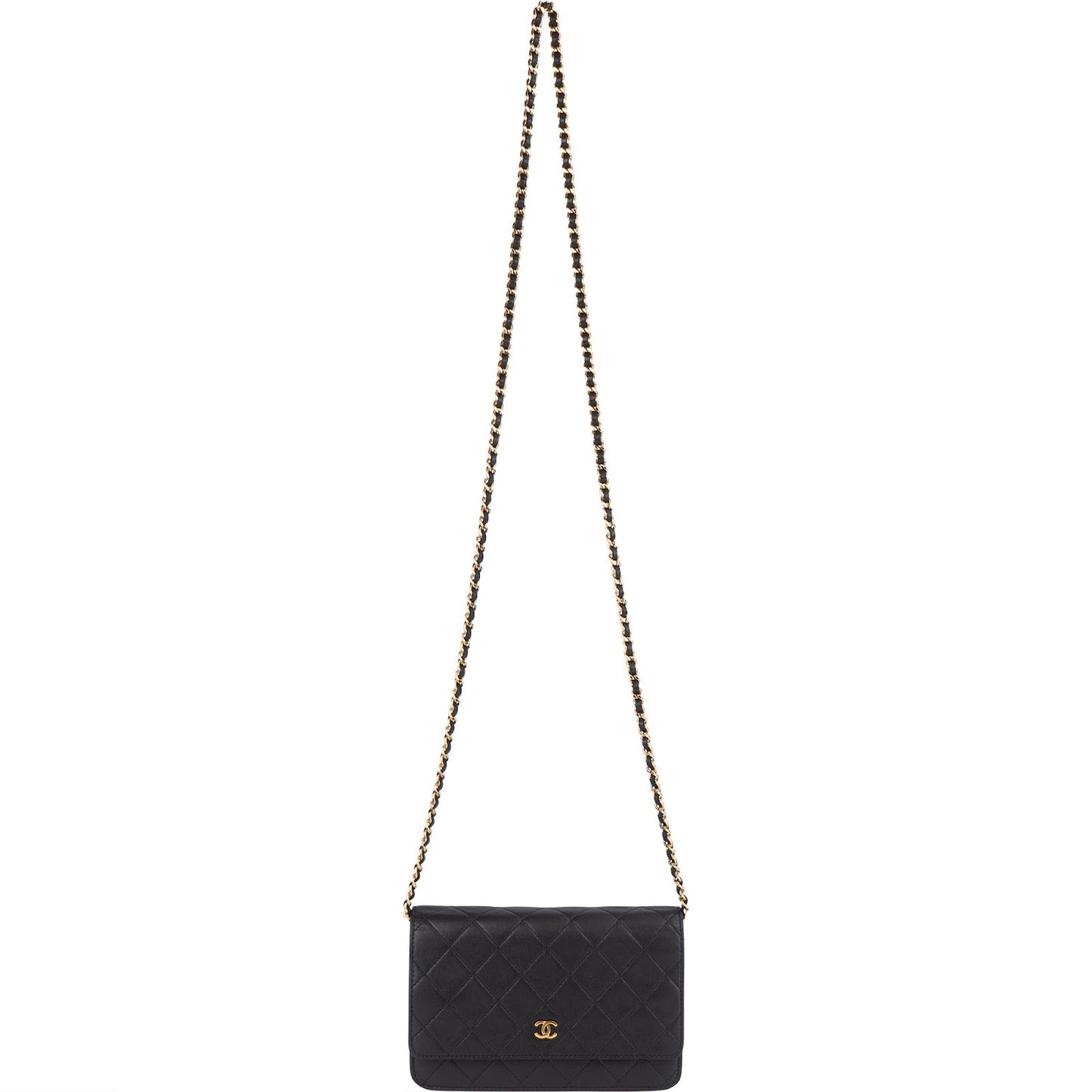 Chanel Quilted Lambskin Wallet On Chain Crossbody Bag