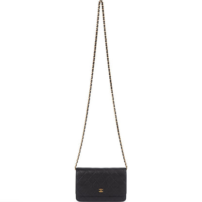 Chanel Quilted Lambskin Wallet On Chain Crossbody Bag