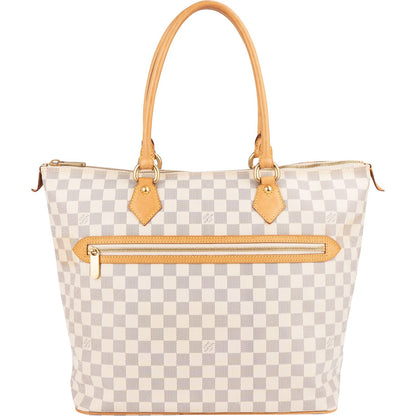 Louis Vuitton Monogram Damier Azur Saleya GM Shoulder Bag