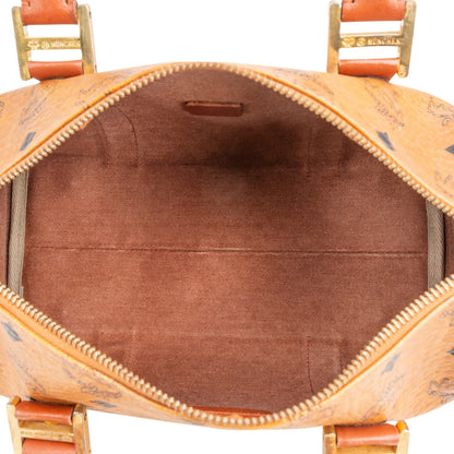 MCM Monogram Visetos Boston Handbag