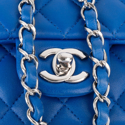 Chanel Quilted Lambskin Mini Single Flap Crossbody Bag