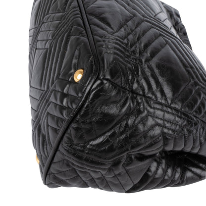 Miu Miu Quilted Nappa Leather Tote Handbag