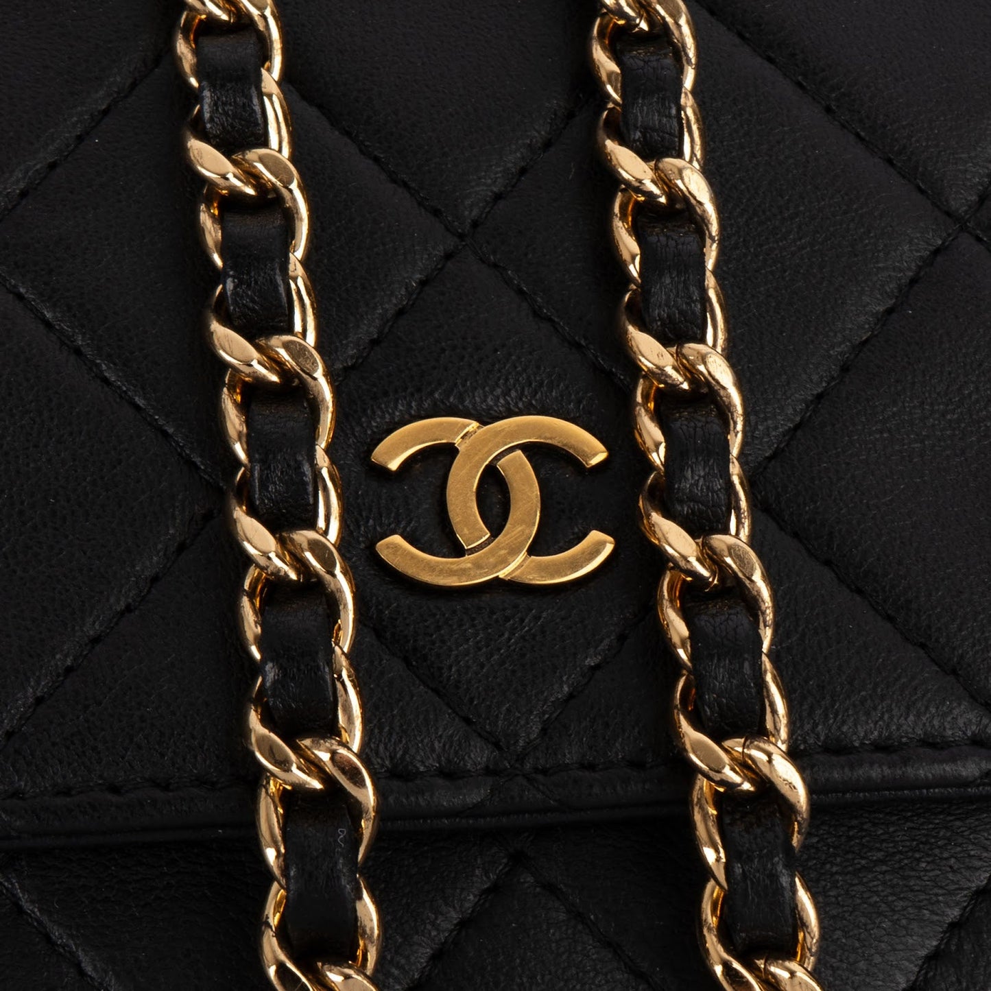 Chanel Quilted Lambskin Wallet On Chain Crossbody Bag