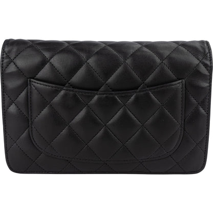 Chanel Quilted Lambskin Wallet on Chain Crossbody Bag