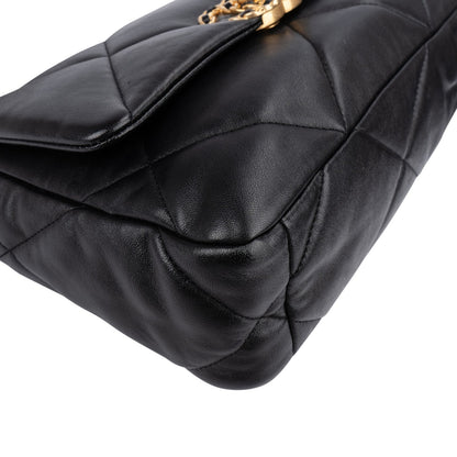 Chanel 19 Quilted Lambskin Medium Single Flap Crossbody Bag