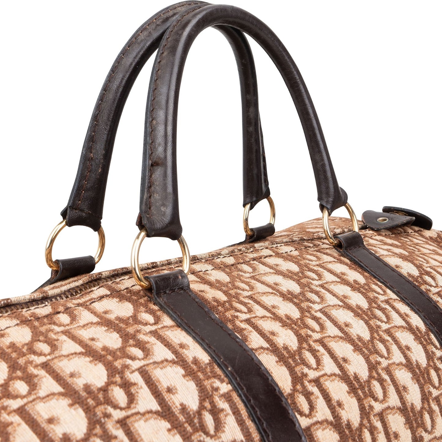 Christian Dior Trotter Monogram Boston 40 Handbag