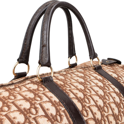 Christian Dior Trotter Monogram Boston 40 Handbag
