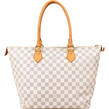 Louis Vuitton Monogram Damier Azur Canvas Saleya MM Shoulder Bag