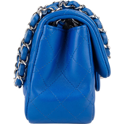 Chanel Quilted Lambskin Mini Single Flap Crossbody Bag