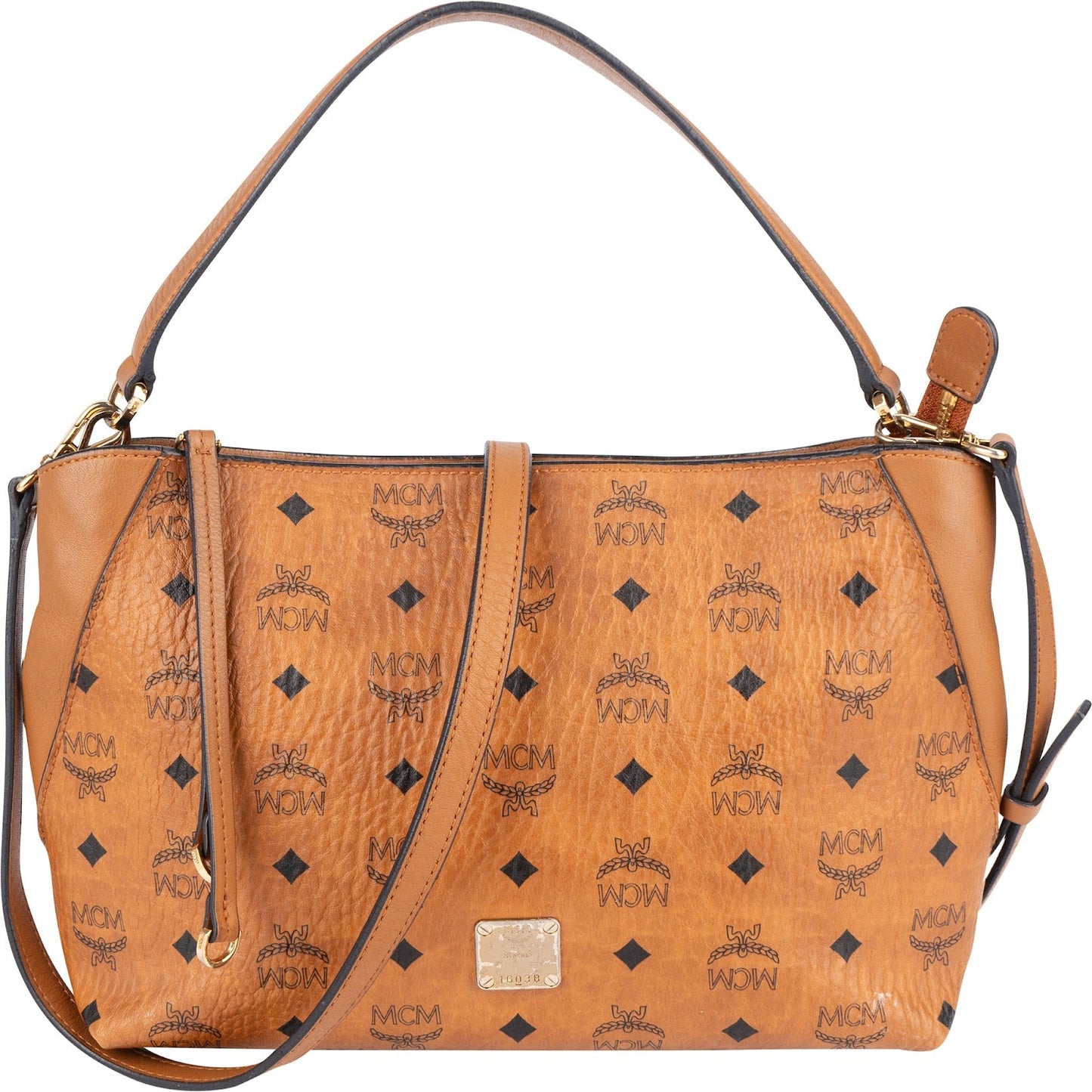 MCM Monogram Visetos Klara Shoulder Bag