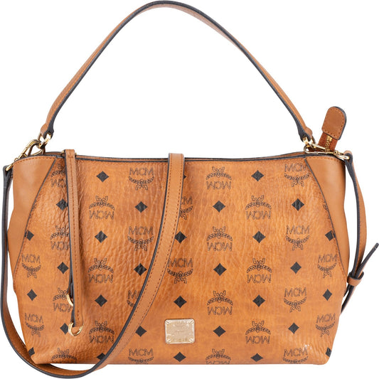 MCM Monogram Visetos Klara Shoulder Bag
