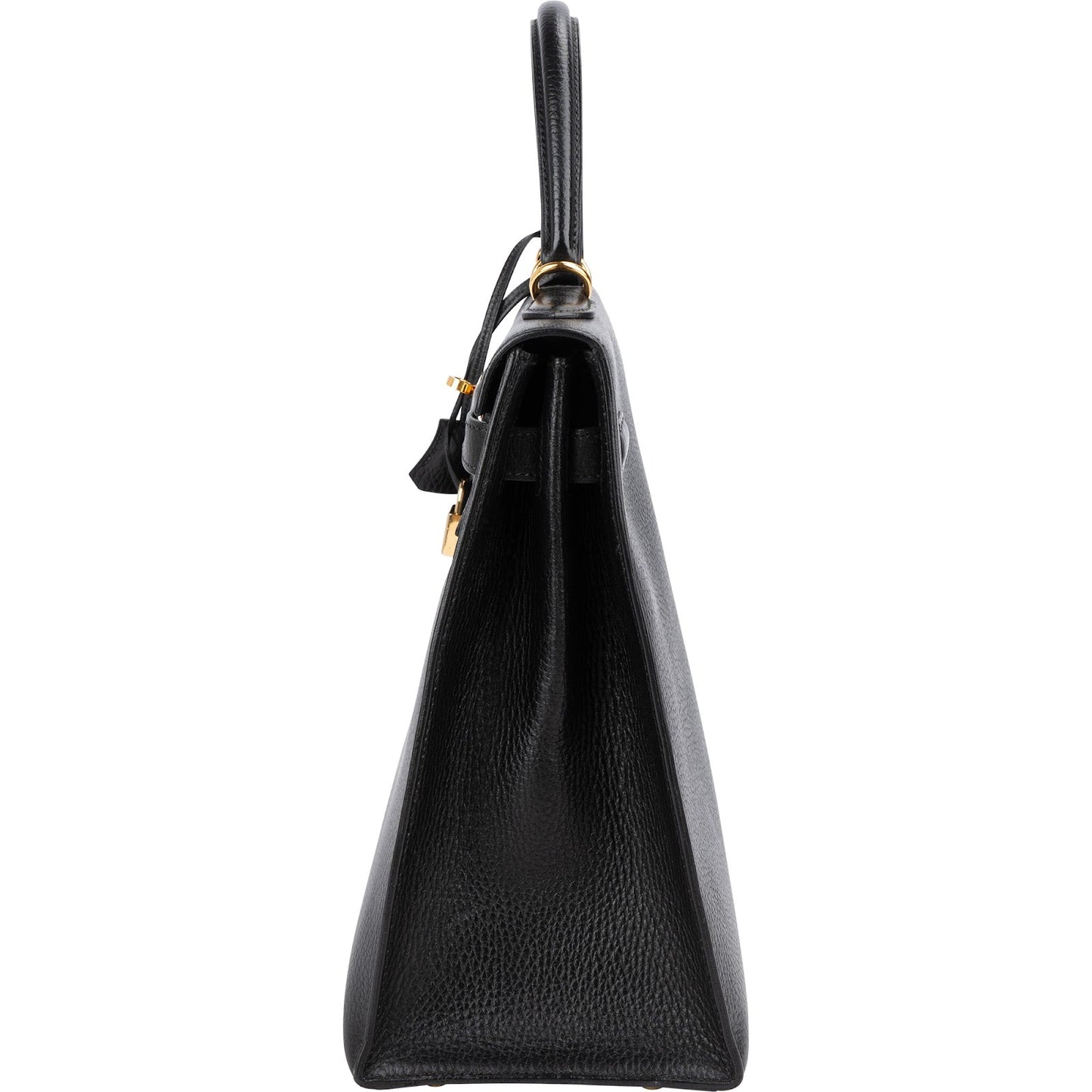 Hermès Ardennes  Leather Kelly 35 Sellier Handbag GHW