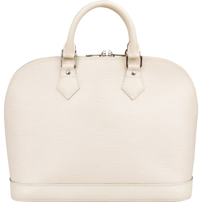 Louis Vuitton Ivory Epi Leather Alma PM Handbag