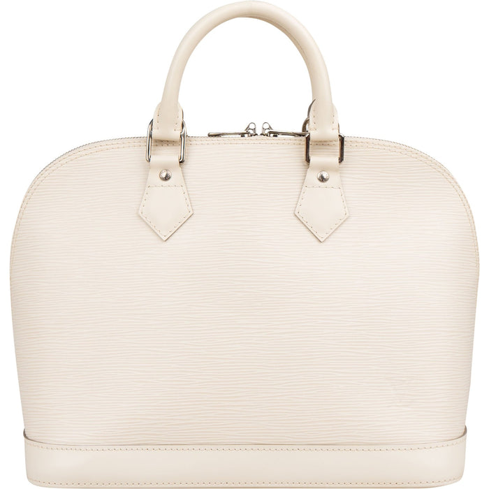 Louis Vuitton Ivory Epi Leather Alma PM Handbag