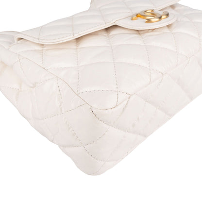 Chanel Quilted Leather Small Wavy CC Crossbody Bag