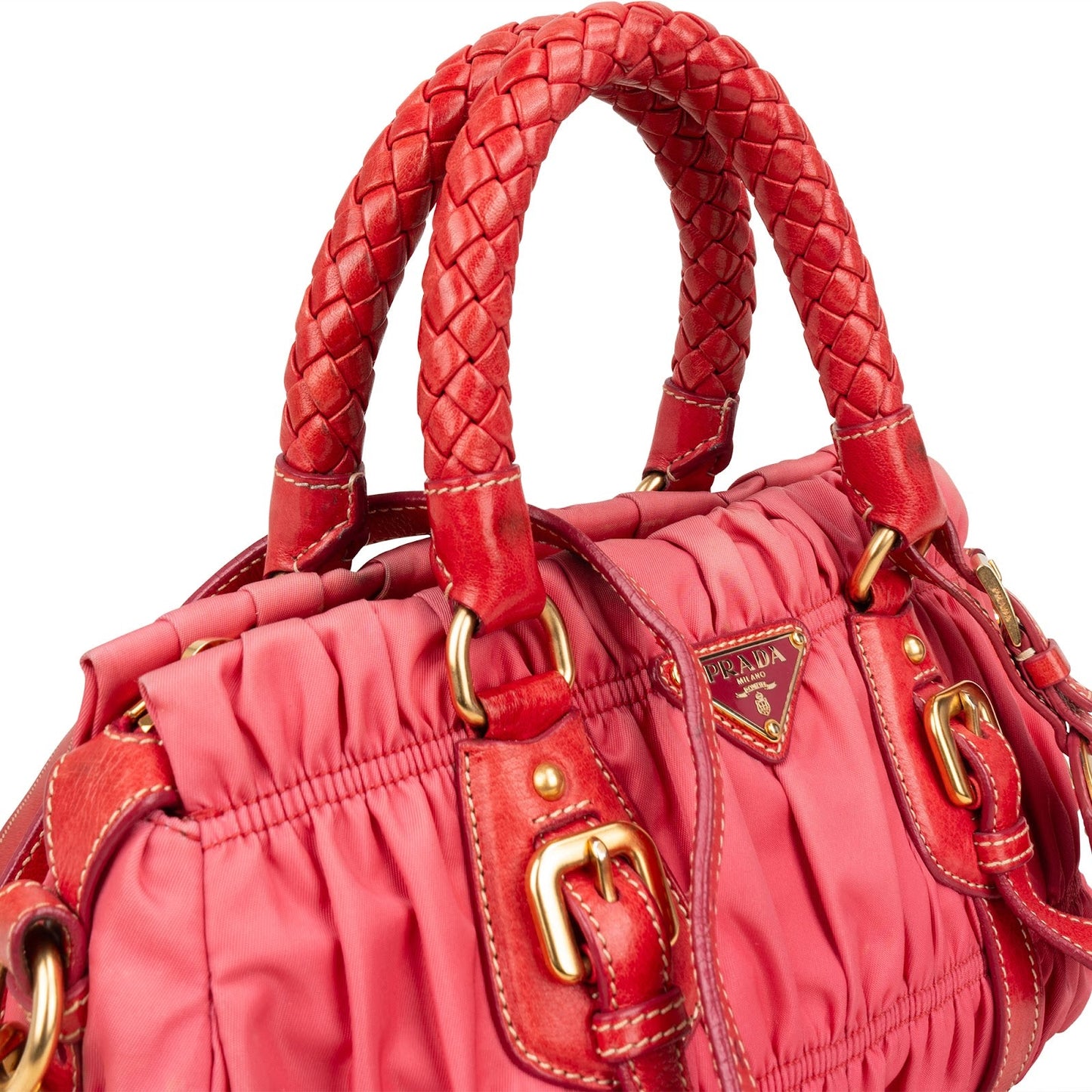 Prada Tessuto Gauffre Satchel Handbag