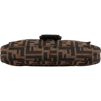 Fendi Monogram FF Baguette  Shoulder Bag