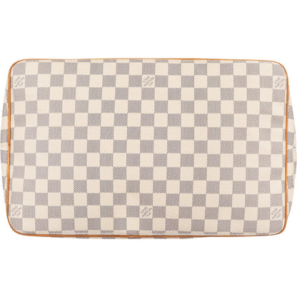 Louis Vuitton Monogram Damier Azur Canvas Saleya GM Tote Shoulder Bag