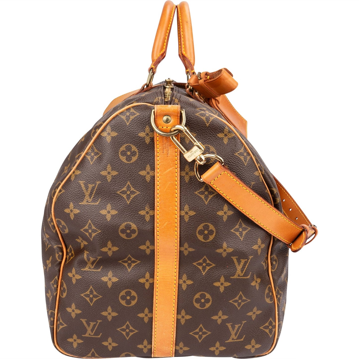 Louis Vuitton Monogram Canvas Keepall 55 Bandoulière Travel Bag