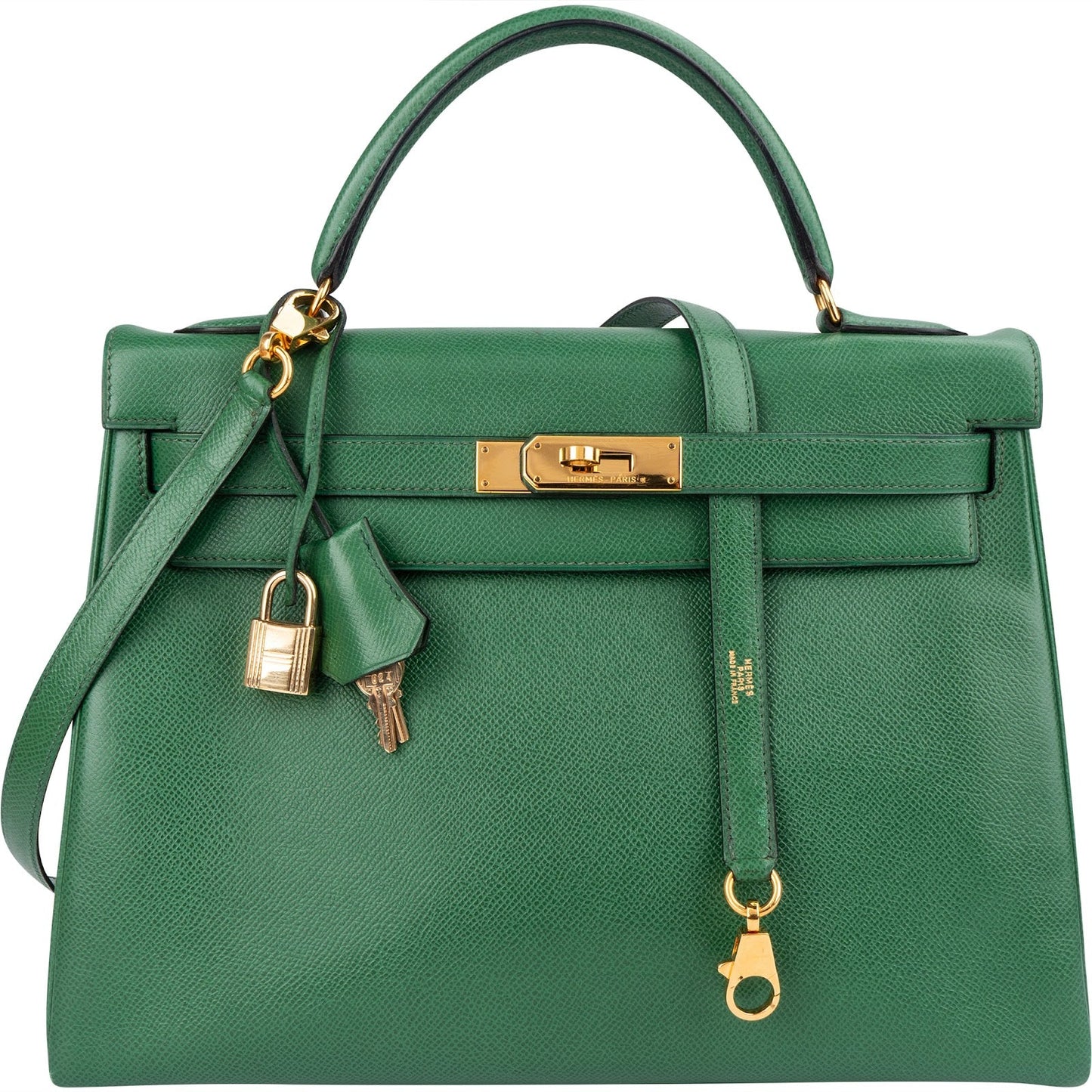 Hermès veau Courchevel Leather Kelly Sellier 32 Handbag